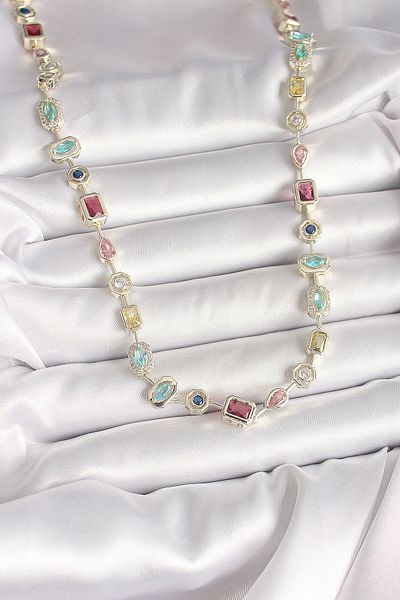Skygo Gold Color Zircon Stone Vip Series Women's Necklace - Tj-Bko10005
