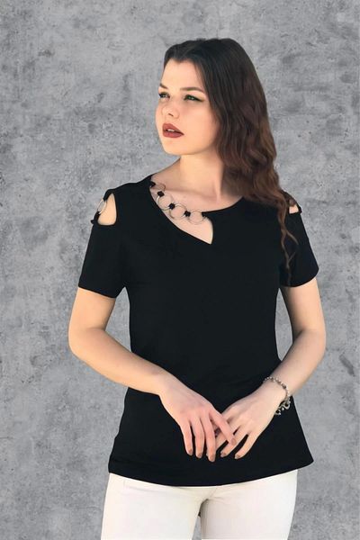 aytemas Blouse with Metal Ring Detail