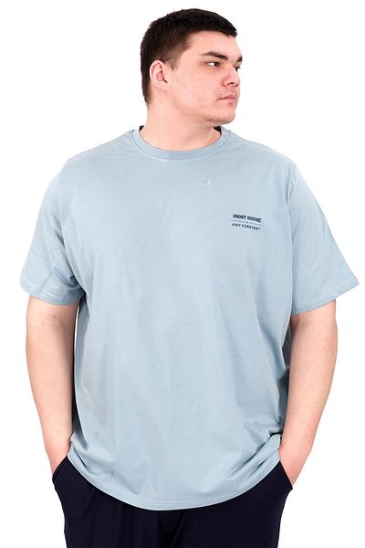 ModeXL Mode XL Large Size Men's T-Shirt Crew Neck Forever U25023 Blue