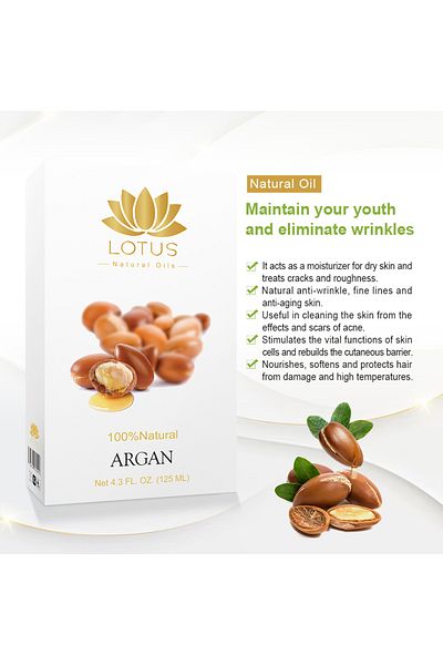 Lotus Natural oils - Fragrance ( Argan oil 125 ml )