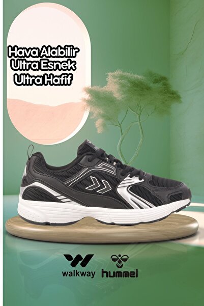 hummel Hml Hafif Esnek Siyah Spor Ayakkabı Performance 500