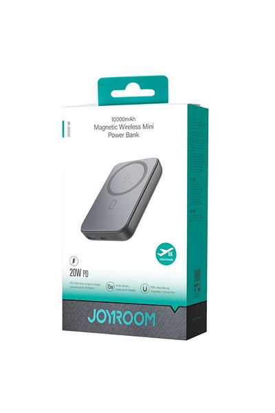 REDz Accessories Joyroom Magsafe Battery Jr-w020, Wireless Charging 10,000mah, Usb And Type-c Port, Black