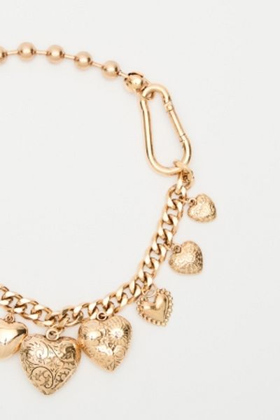 Manuka Heart Charmli Chain Necklace Gold