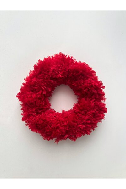 Poshy Atelier Peluş Örgü Scrunchie El Yapımı Kına Hediyelik Saç Tokası Topuz ...
