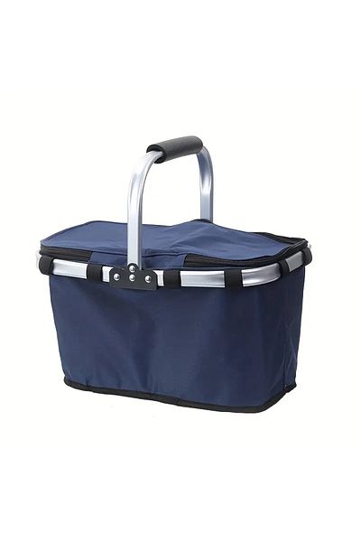 Choice bule 1pc G3099B Picnic basket outdoor ice pack foldable insulation bag portable shopping basket with