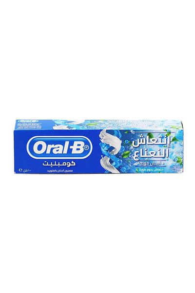 Oral-B أورال بي كومبليت معجون اسنان غسول فم النعناع المنعش 100مل