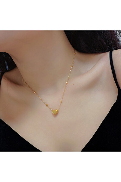 choice2 Necklace Gold Heart Love Chain Necklace Bracelets Anklets For Women G...
