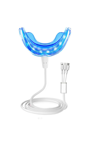 Choice أضواء تبييض الأسنان LED صفراء 3 في 1 قابلة لإعادة الشحن عبر USB للعناي...