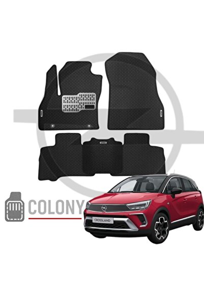 COLONY Opel Crossland (17+)Hücreli Premium Eva Paspas Seti Tam Set Paspas Tak...
