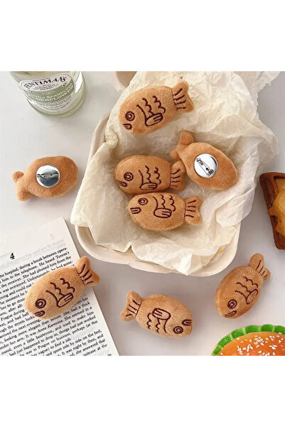 Choice دبوس تاياكي لطيف على شكل كرتون، قطعة واحدة بتصميم عشوائي، دبوس سمكة مخ...