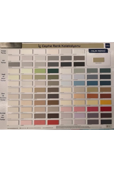 Marshall Plastik Mat Su Bazlı Silinebilir Iç Cephe Duvar Boyası 15 Lt Kum Beji