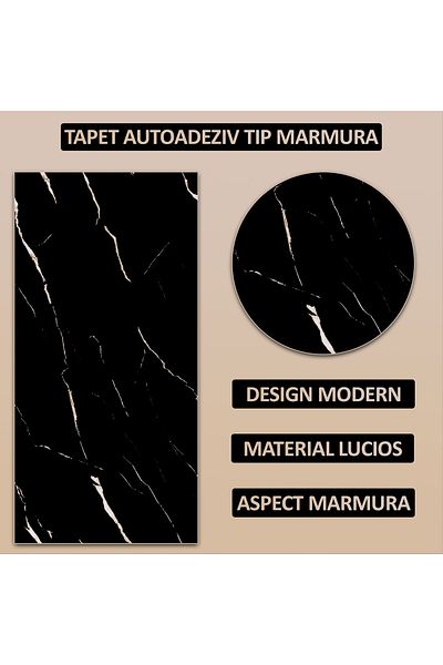 NEXTLY Set 10 X Tapet Autoadeziv Imitatie Marmura , Waterproof, Ajustabil, Adeziv Puternic, Usor
