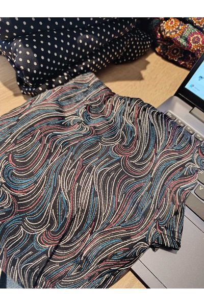 anne moda ankara Fusta Mama din Viscos Marimea 44-48