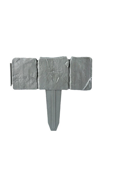 Choice 10 قطع 20/10 قطع من حدود الحديقة البلاستيكية، ألواح سياج حجرية صناعية، حاجز فناء خارجي