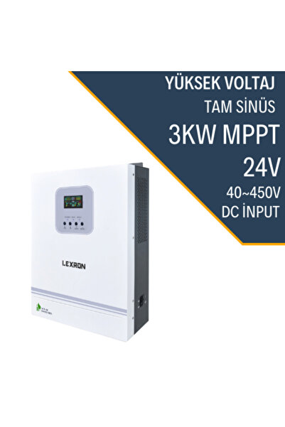 Lexron Ecosol 600w*2 Güneş Paneli 3kw Mppt Akıllı Inverter Hazır Tak Çalıştır Solar Paket Sistem
