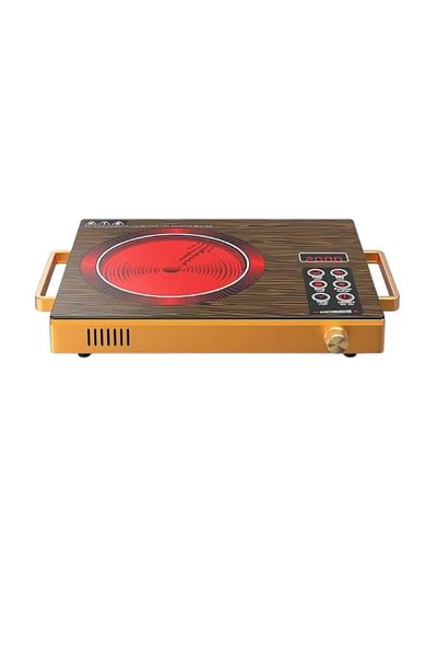 Silver Crest Single Burner Electric Stove – 3500W Infrared Heating with LED Display and Multiple Cooking Modes