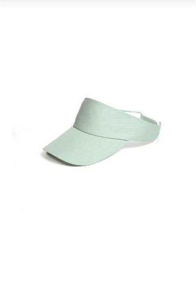 FRESCO SCARFS Vizor de tenis unisex - Vizor din bumbac cu protecție UV, pălărie reglabilă pe spate cu velcro