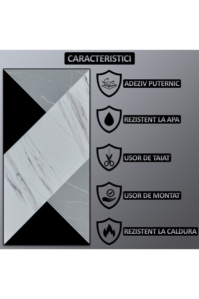 NEXTLY Σετ 40 αυτοκόλλητων ταπετσαριών απομίμησης μαρμάρου, αδιάβροχες, ρυθμιζόμενες, ισχυρές, κολλητικές, ελαφριές