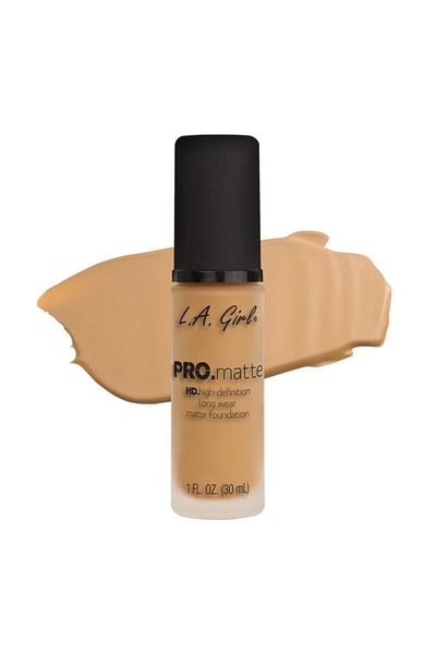 L.A. Girl L.A.Girl PRO Matte Ultra Mat Natural Foundation with High Coverage and Matte Finish, 30ml