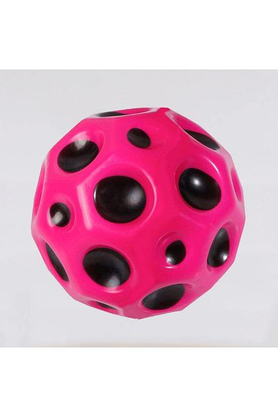 Choice 1pc Pink Perforated Ball Foam Moon Ball Bouncing Ball Practical Hole Ball Soft Bouncing Ball Bouncin