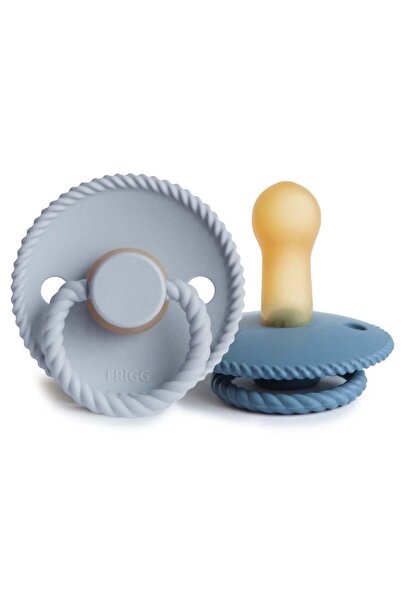 Frigg Rope Ikili Kauçuk Emzik - Ocean View / Powder Blue 6-18 Ay