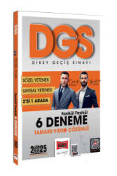 Yargı Yayınları 2025 DGS Sayısal-Sözel 2'si Bir Arada Fasikül Fasikül 6 Denem...