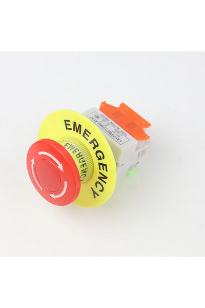 Choice Red Mushroom Cap 1no 1nc Dpst Emergency Stop Push Button Switch Ac 660v 10a Switch Equipment Lift...