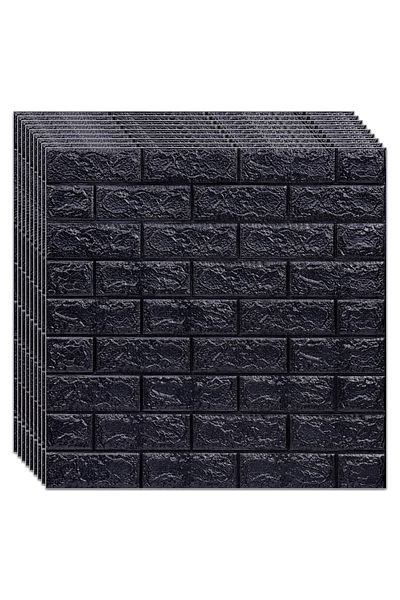 NEXTLY Set 10 X Tapet Autoadeziv 3d , Pentru Tavan/perete, Design Caramida, Waterproof, Ajustabil