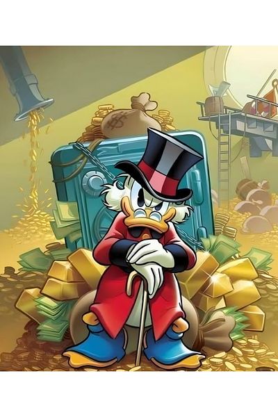 DEK Bri̇cks varyemez uncle (scrooge mcduck) new style premium series building blocks hobby collection