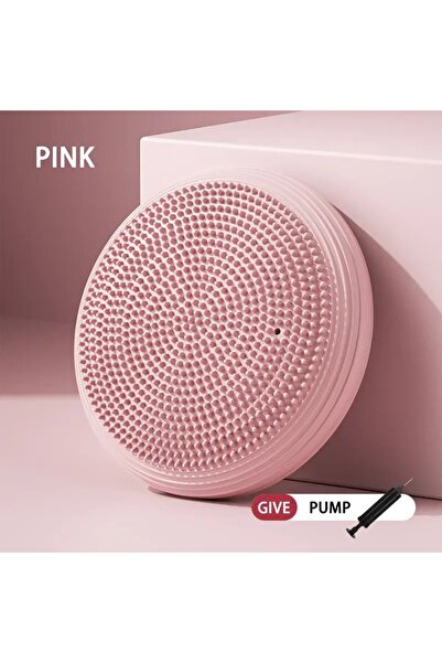 Choice سجادة يوغا سميكة من ما كا بينك كيو تي، جهاز تدليك يوغا متوازن مسطح، جه...