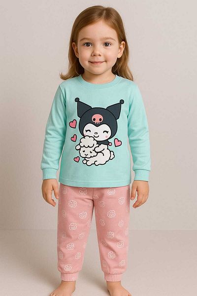 aden kids 0-4 Years Special Cartoon Printed Baby and Children's Pajamas Set - Wide Collar & Special Size Options