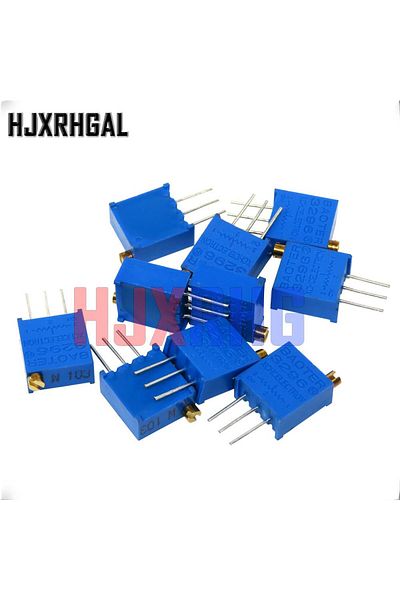 Choice 20k Ohm 10pcs Trimpot Trimmer Potentiometer 3296w 3296 50 100 200 500 Ohm 1k 2k 5k 10k 20k 50k 100k