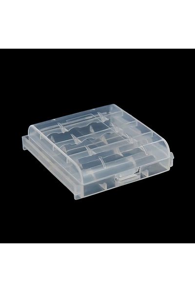 KOQZM 1pcs Aa Aaa Battery Storage Box Hard Plastic Case Cover Holder Protecting Case With Clips For Batter