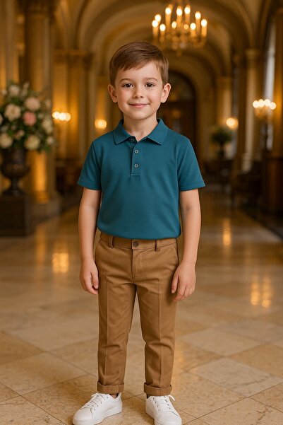 Mcrkids Σχολικό μπλουζάκι με κοντό μανίκι με λαιμόκοψη πόλο