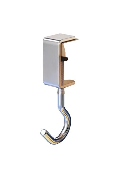 Choice قطعتان فضيتان ونصف من خطافات الطاولة الفولاذية القابلة للدوران بزاوية ...