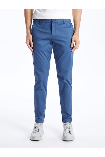 LC Waikiki Lcwaikiki Classic Indigo Narrow Fit Gabardine Men's Chino Pants