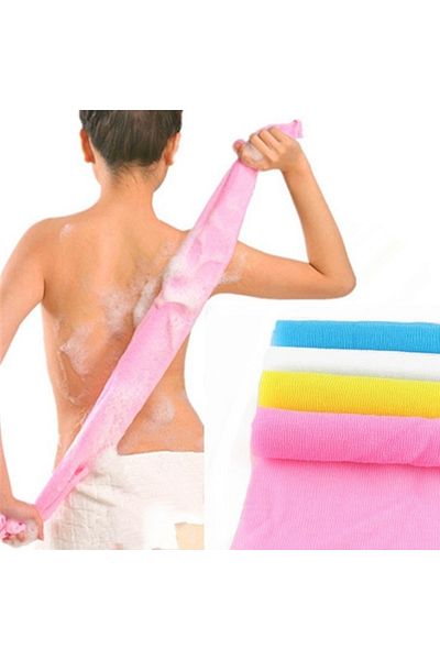 Choice Yellow 1pc Japanese Body Wash Towel Beauty Skin Exfoliating Cloth Washcloth Nylon Bath Towel Skin Po