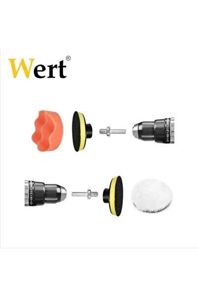 WERT 9014 Pasta Cila Polisaj Sünger Seti, 11 Parça