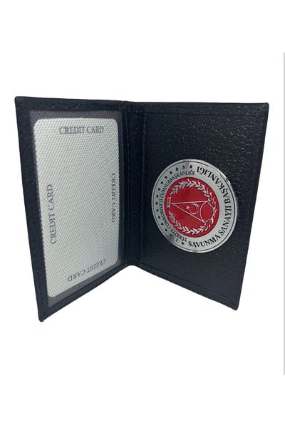 Trendcüzdan Defense Industrial Presidential Id Card Holder Genuine Leather