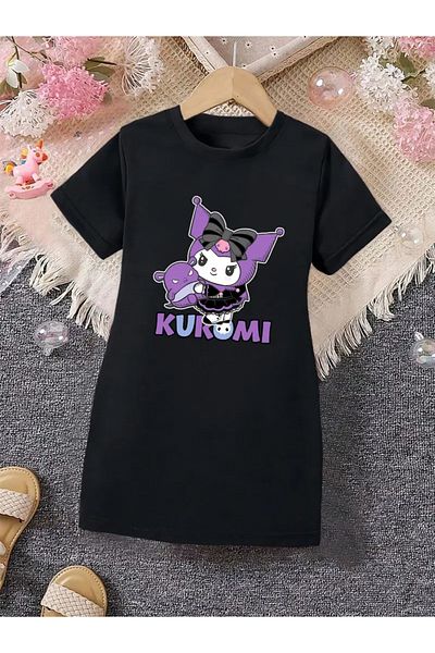 npLStore Girl's Kuromi Printed Mini Dress