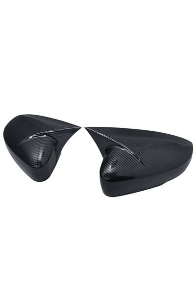 Choice Carbon fiber pattern For VW Polo 6R 6C Side Door Wing Mirror Cover (Carbon Fiber) Fit Volkswagen 201