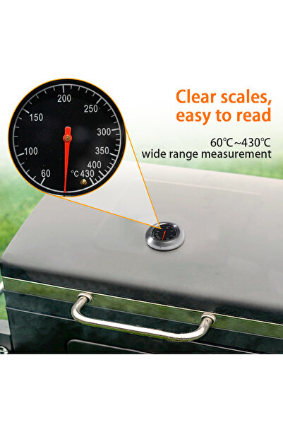 Choice Barbecue BBQ Smoker Grill Stainless Steel Thermometer Temperature Gauge 60-430