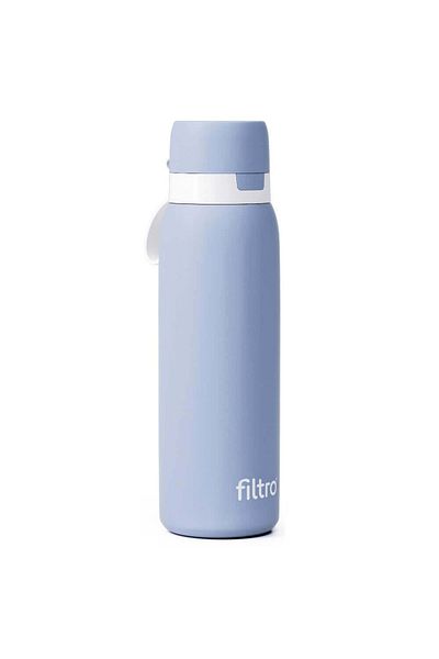 FILTRO Thermos with activated carbon cartridge, THERMO PURE 740 CB, double wall with vacuum, optimal sealing 12 hours
