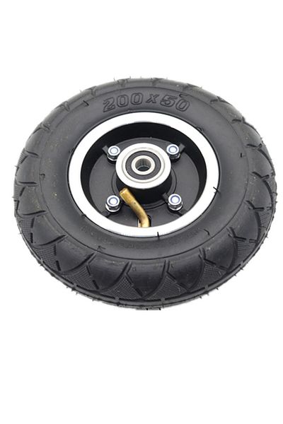 Choice 200x50 8 Inch Electric Scooter Wheel 200x50 Pneumatic Inner And Outer Tire Aluminum Alloy 10mm Hub W
