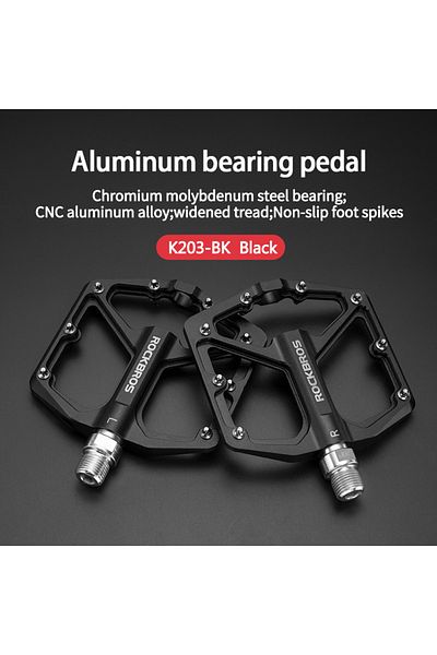Choice K203-bk Rockbros Mtb Cycling Ultralight Pedal Bike Bicycle Sealed Du Bearing Pedals Aluminum Alloy C