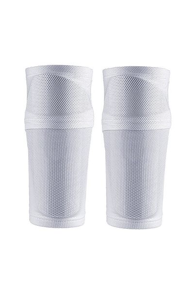 loogdeel S White Loogdeel 1 Pair Sports Safety Shin Pads Sleeves Football Shin Holder Instep Socks Nylon Leg