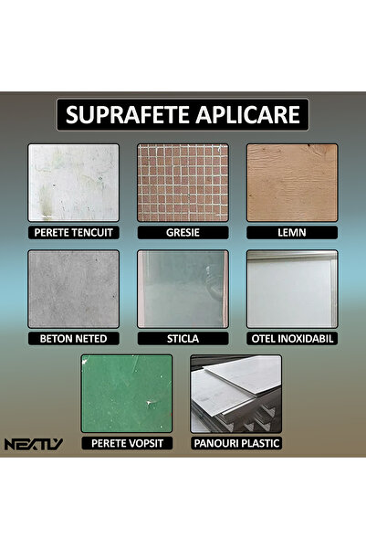 NEXTLY Set 100 X Tapet Autoadeziv 3d , Design Caramida. Pentru Perete Sau Tavan, Waterproof