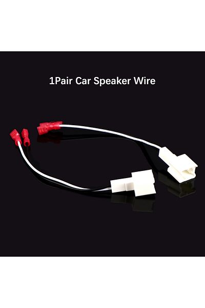 Choice one size 1Pair Car Tweeter Dash Front Speaker Wire Harness Adapter Cable Connector Wiring Cable For