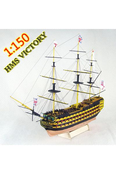 Choice Diy Handmade Assembly Ship 21" Wooden Sailing 3d Victory Ship Boat Model Gift