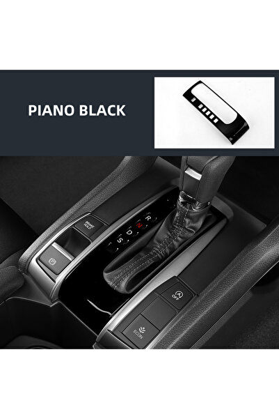 Choice بيانو أسود لسيارة هوندا سيفيك سيدان هاتشباك 2016 2017 2018 2019 2020 2021 العاشرة ناقل الحركة AT